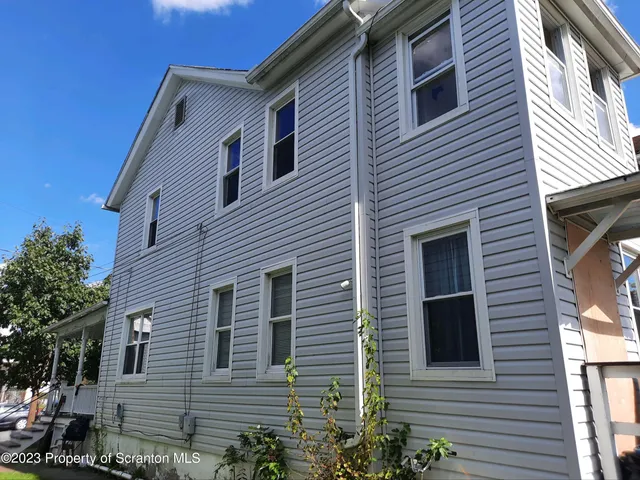 a side view of a house