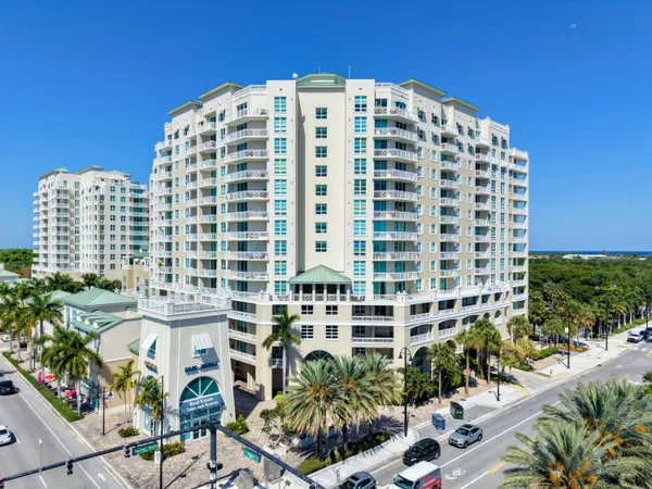 a front view of a building