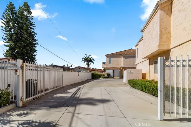 a view of a street in front of a building