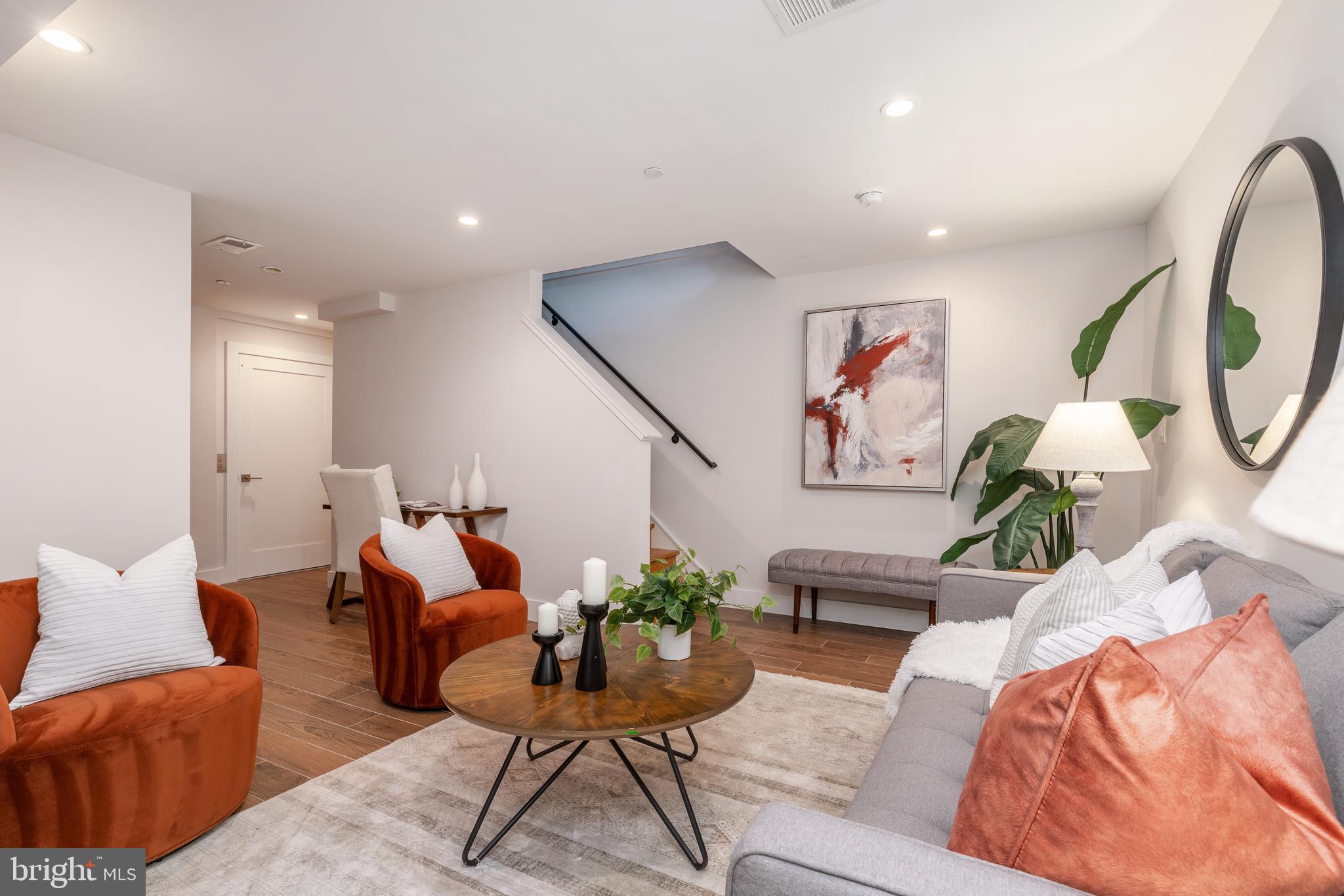 809 North Taney Street Philadelphia, PA 19130 - Photo 15 of 50 staged finished basement