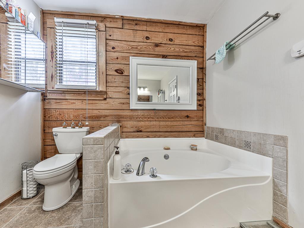 290 Ruby Lane Ellijay, GA 30540 - Photo 29 of 34 a bathroom with a bathtub and a toilet
