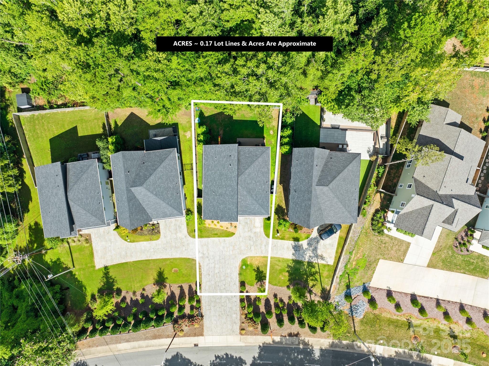 1627 Rama Road Charlotte, NC 28211 - Photo 9 of 43 an aerial view of garden with patio