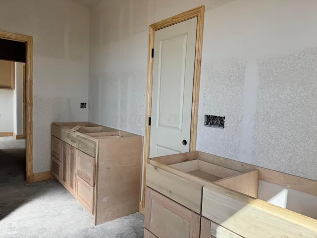 a bathroom with a window