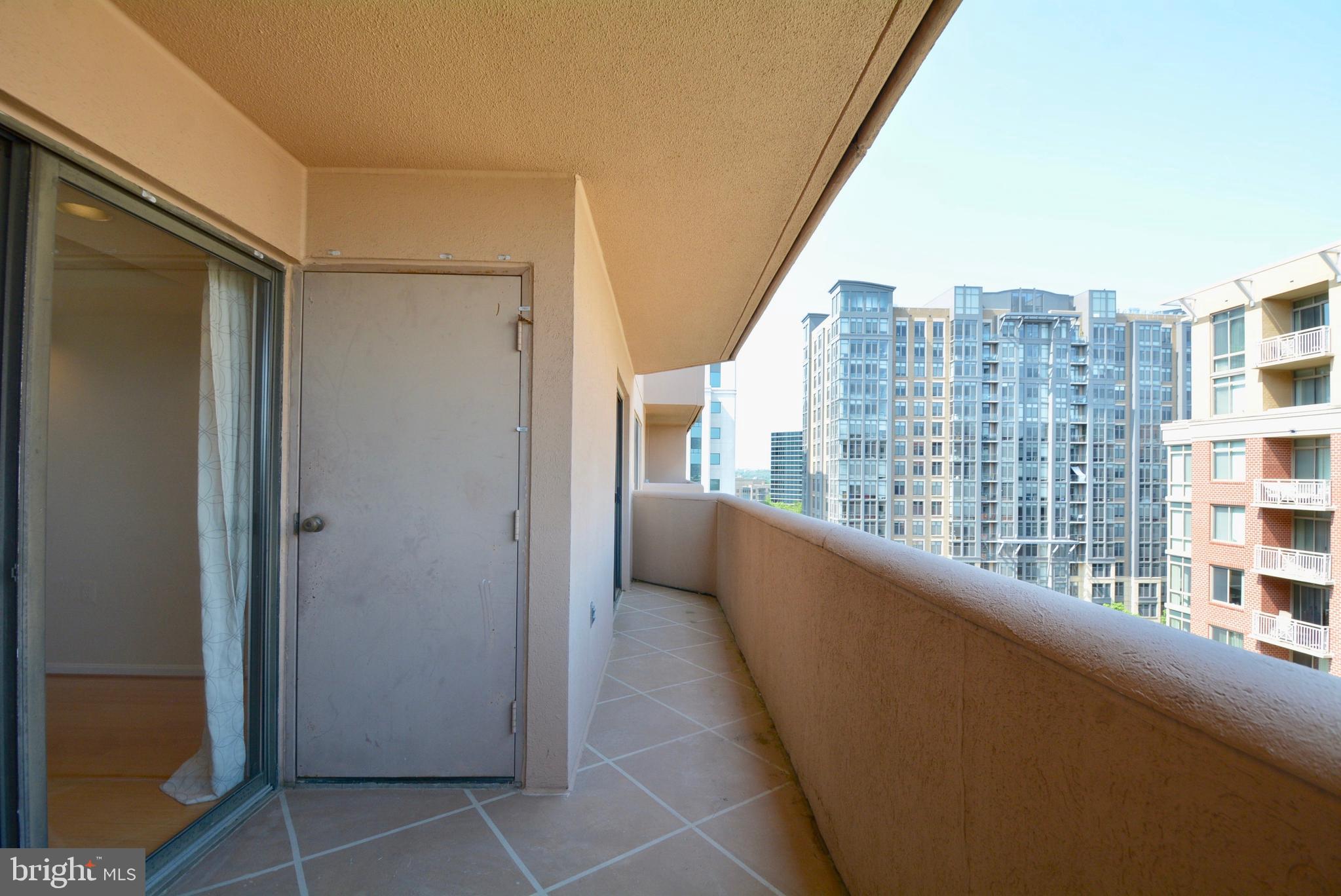 1301 North Courthouse Road, Unit 1512 Arlington, VA 22201 - Photo 26 of 37 Balcony with storage closets