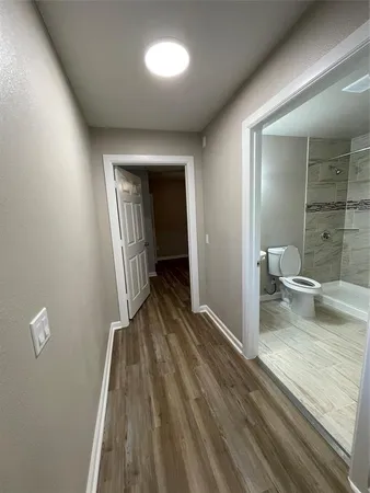 a view of a walk in closet