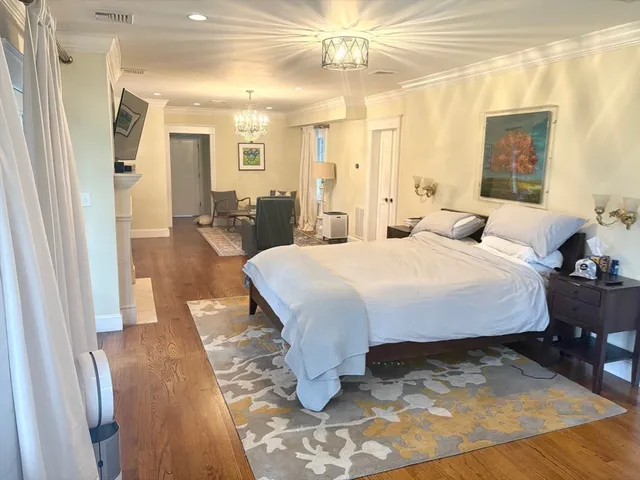 a view of outdoor space with green field and trees