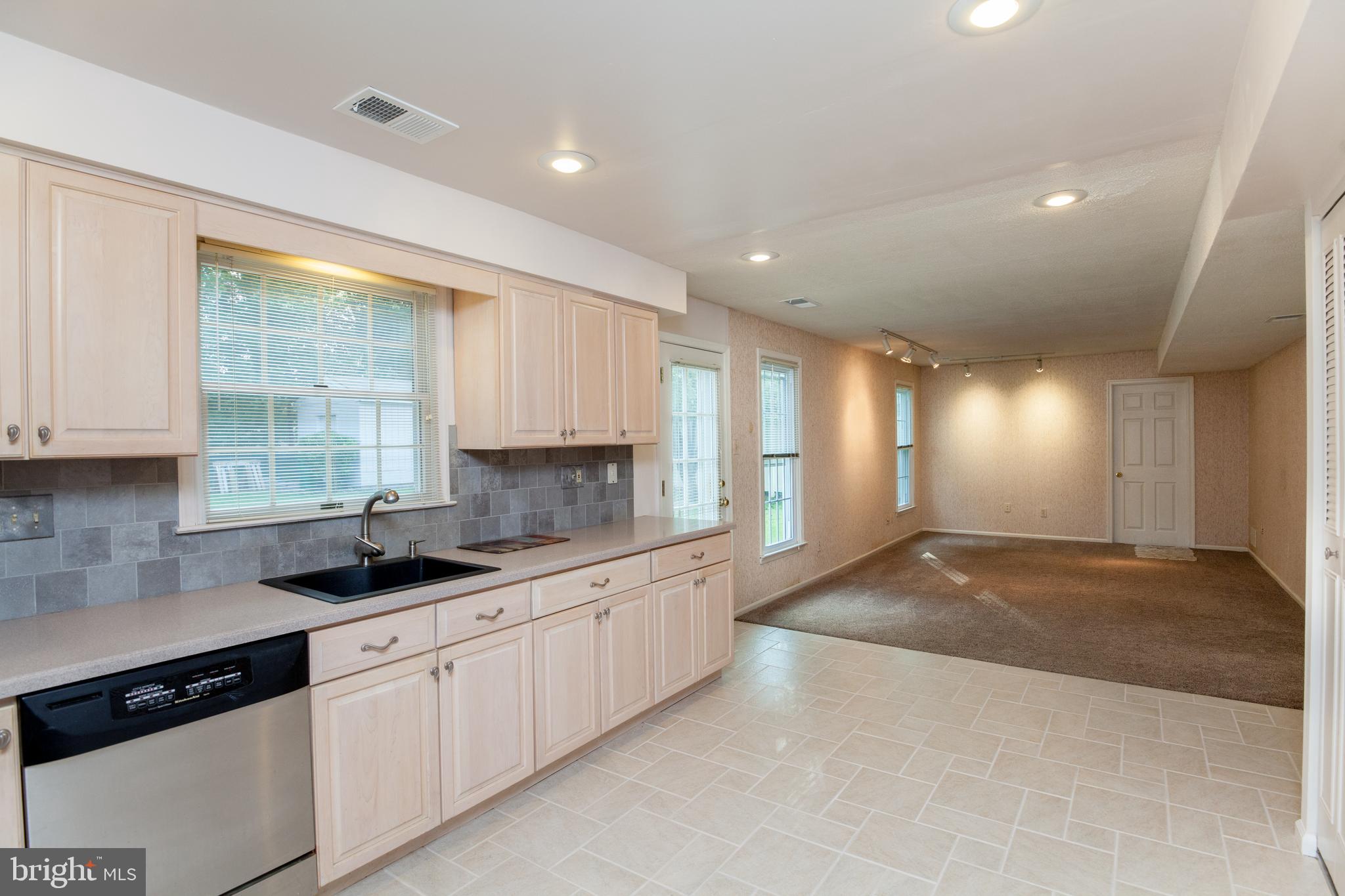 5890 Hudson Road Bensalem, PA 19020 - Photo 17 of 49 Kitchen into Family Room
