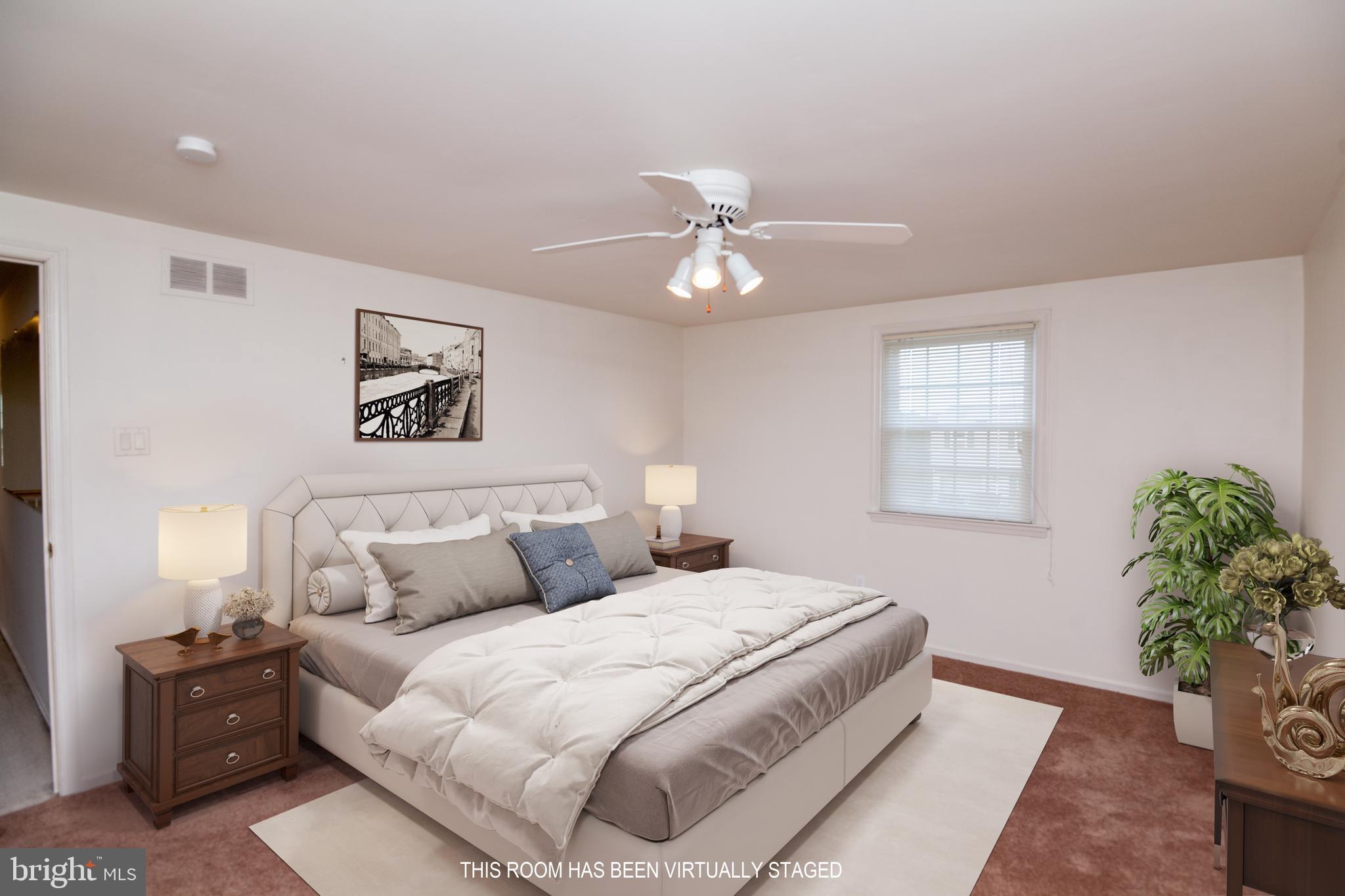 5890 Hudson Road Bensalem, PA 19020 - Photo 37 of 49 Virtually Staged Bedroom 3