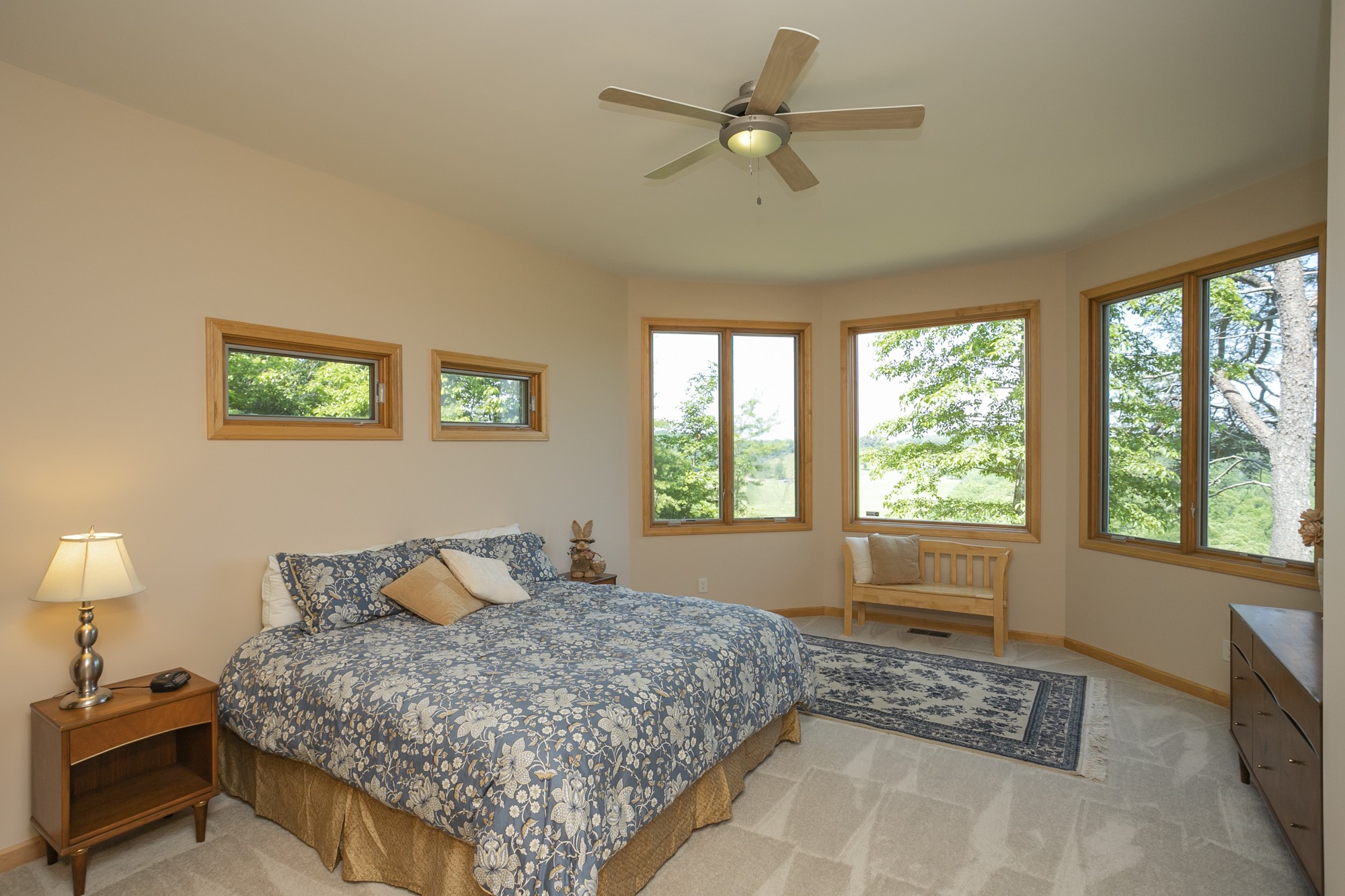 796 Thompson Road Pegram, TN 37143 - Photo 13 of 38 a bedroom with a large bed and a window