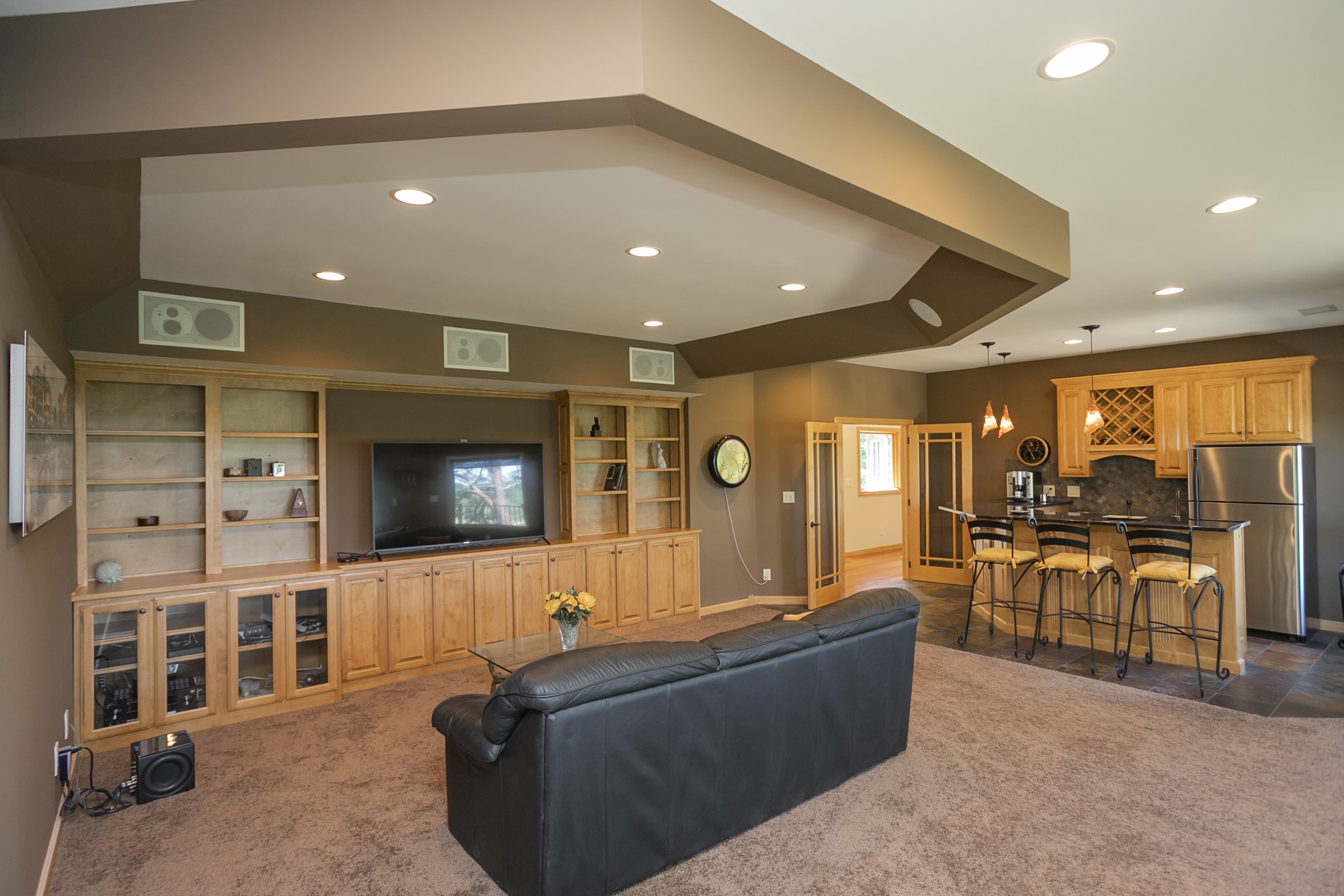 796 Thompson Road Pegram, TN 37143 - Photo 19 of 38 a living room with furniture and flat screen tv