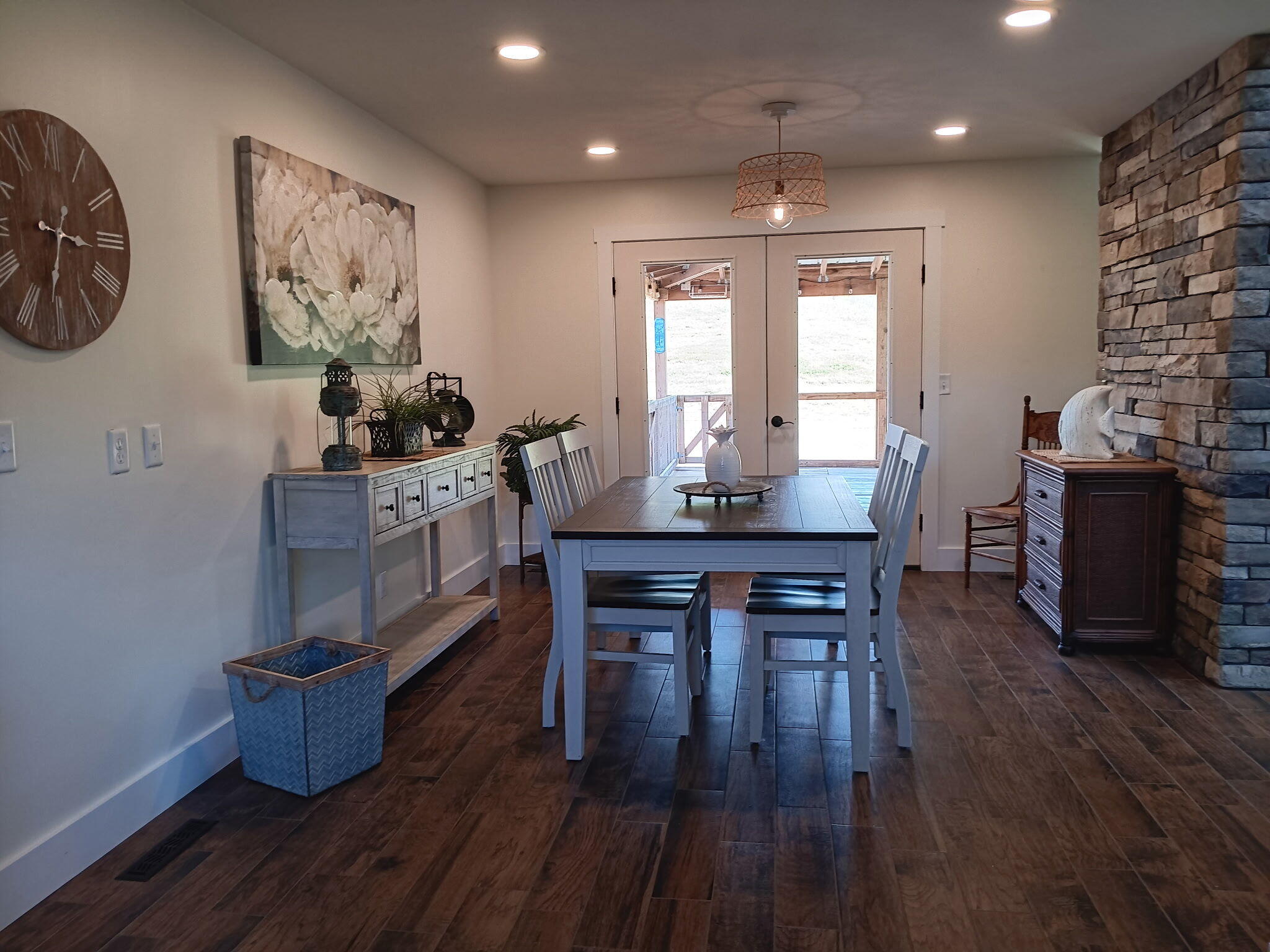 6000 Ferrum Mountain Road Callaway, VA 24067 - Photo 21 of 58 a dining room with furniture and wooden floor