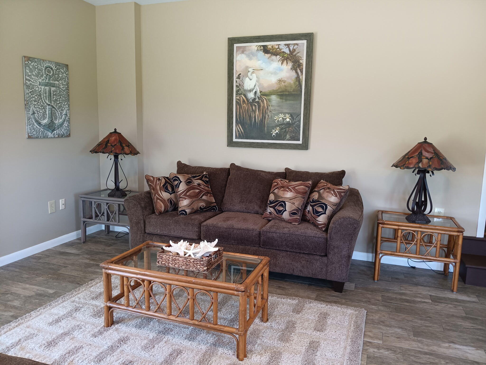 6000 Ferrum Mountain Road Callaway, VA 24067 - Photo 27 of 58 a living room with furniture a rug and a lamp