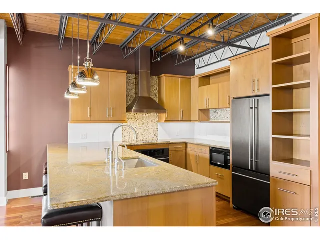 a view of a room with racks