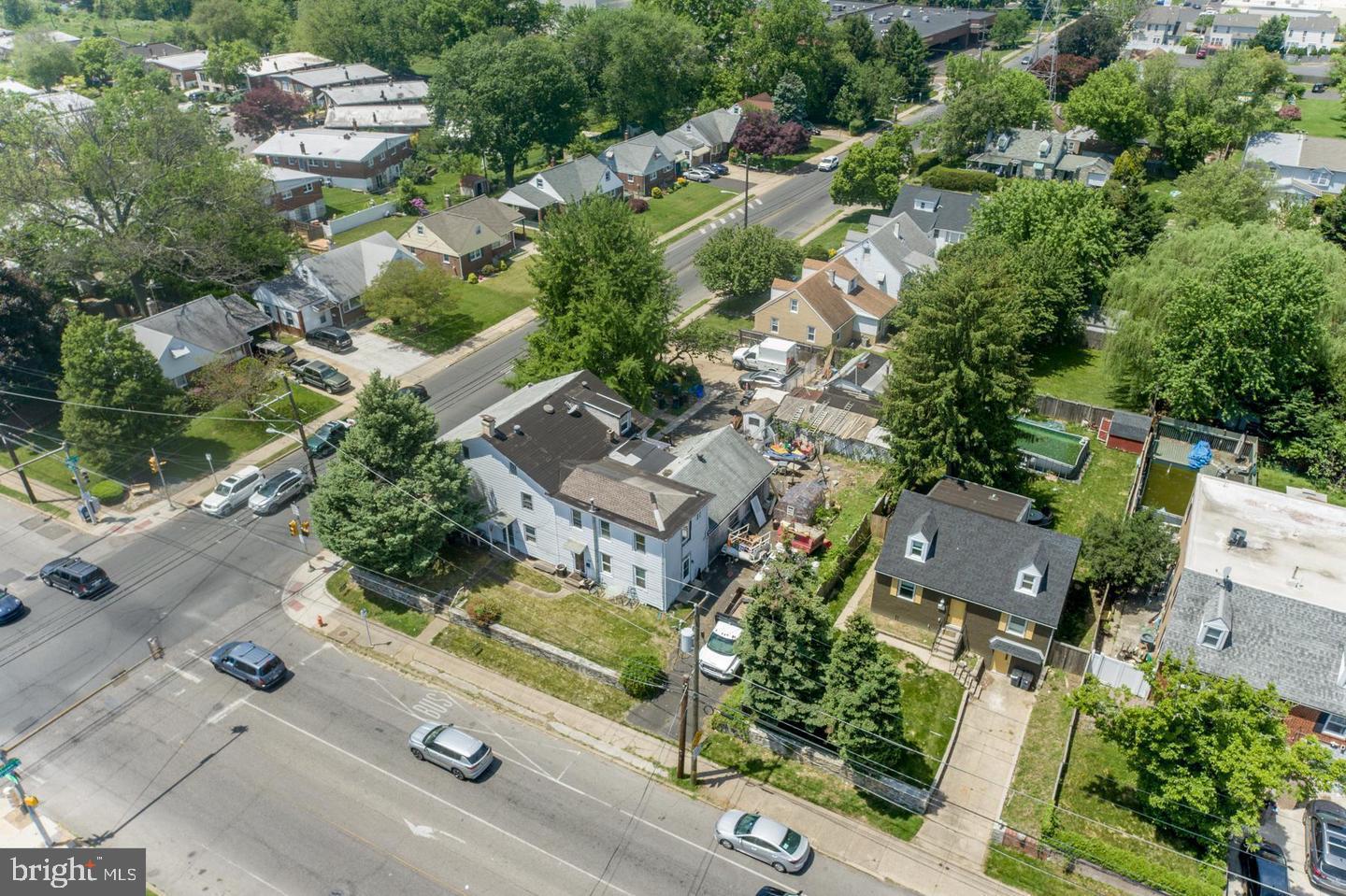 8000 Algon Avenue Philadelphia, PA 19152 - Photo 12 of 15 Aerial view of a vibrant neighborhood.