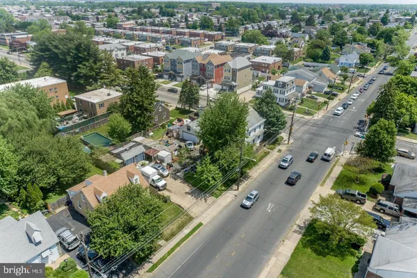 an aerial view of a city with lots of residential buildings