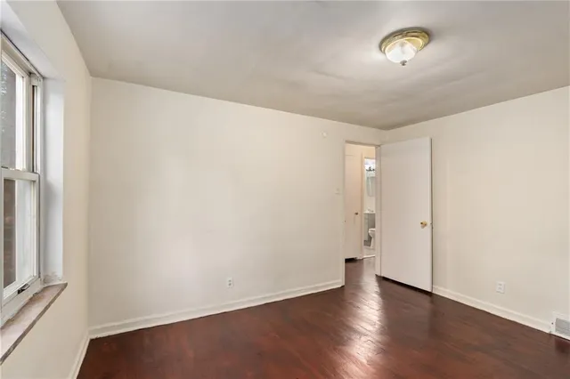 wooden floor in an empty room