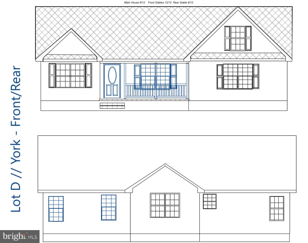 16303 Adams Road Laurel, DE 19956 - Photo 2 of 23 Front & Rear Elevations