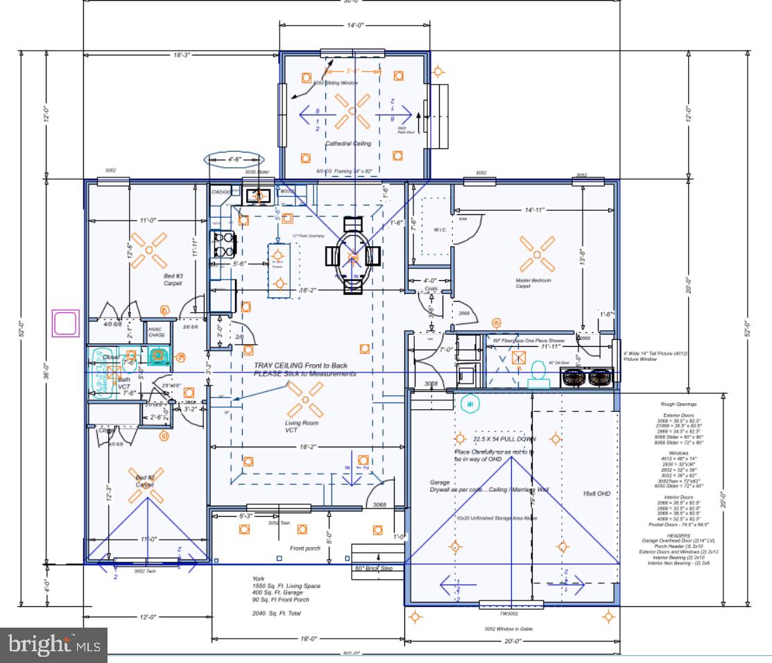 16303 Adams Road Laurel, DE 19956 - Photo 3 of 23 Floor Plan