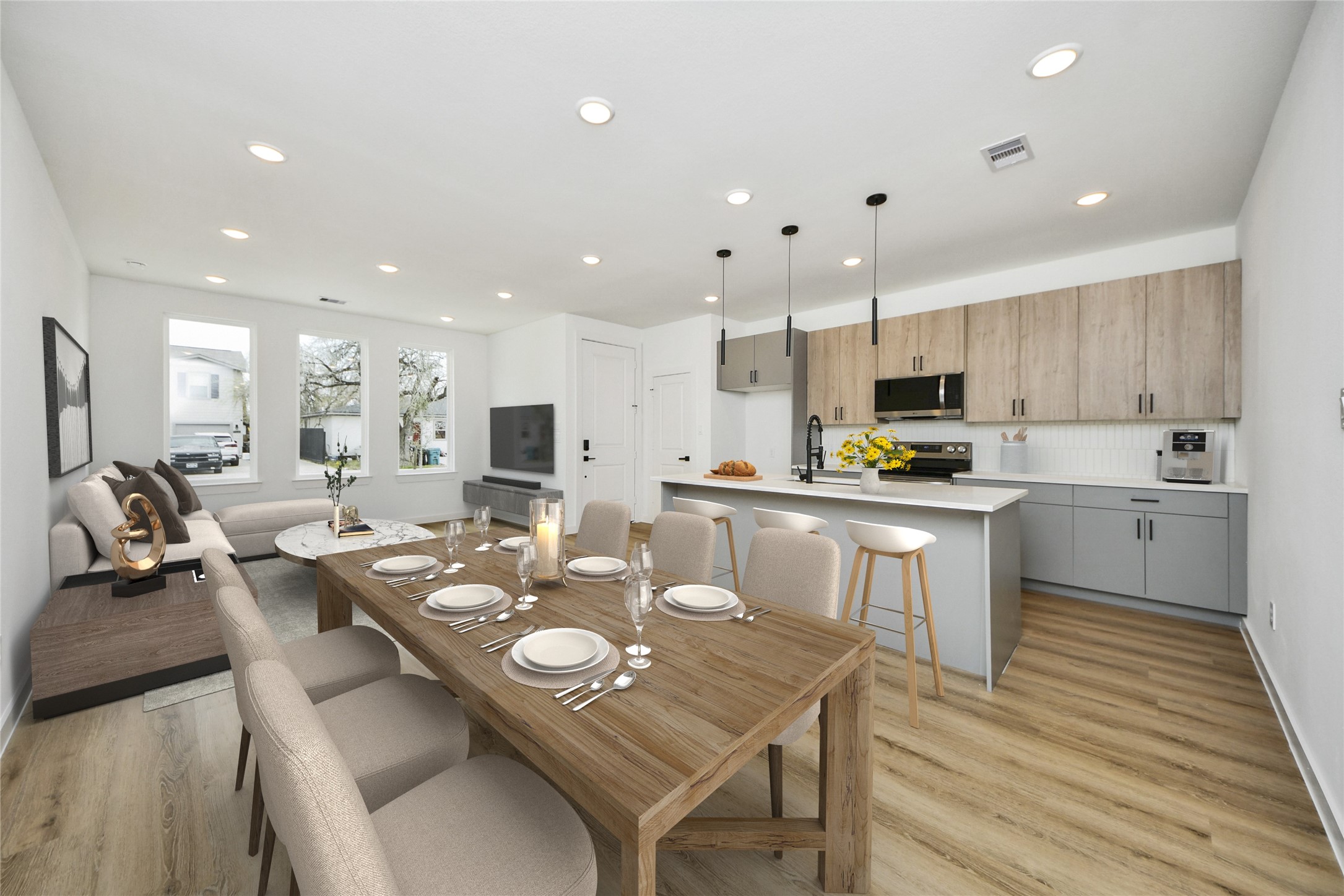 5201 Fairchild Street Houston, TX 77028 - Photo 10 of 43 This photo is Virtually Staged to give viewer an idea of what the home could look like with their belongings.