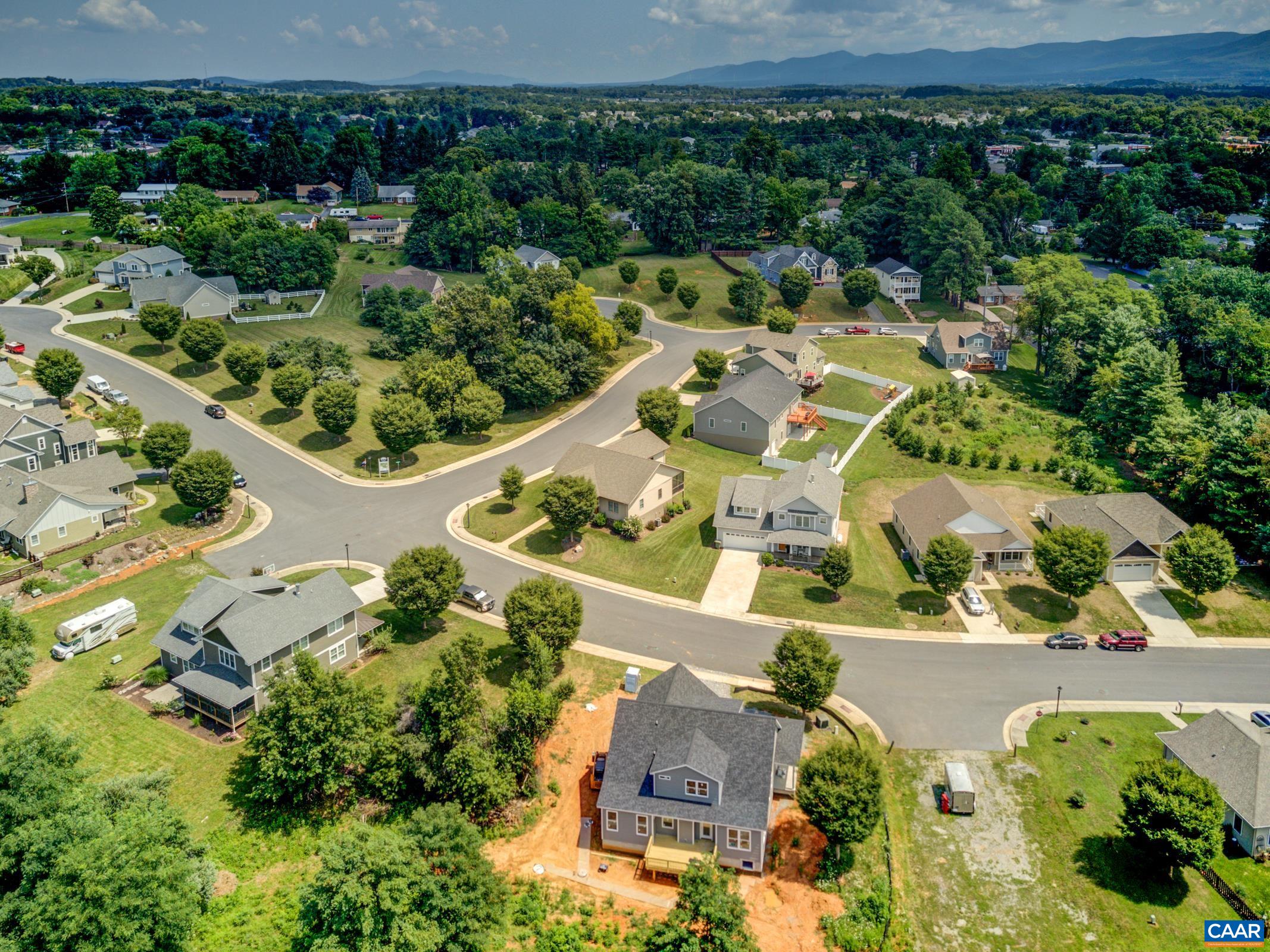 2509 Belvue Road Waynesboro, VA 22980 - Photo 3 of 17 an aerial view of multiple houses with yard