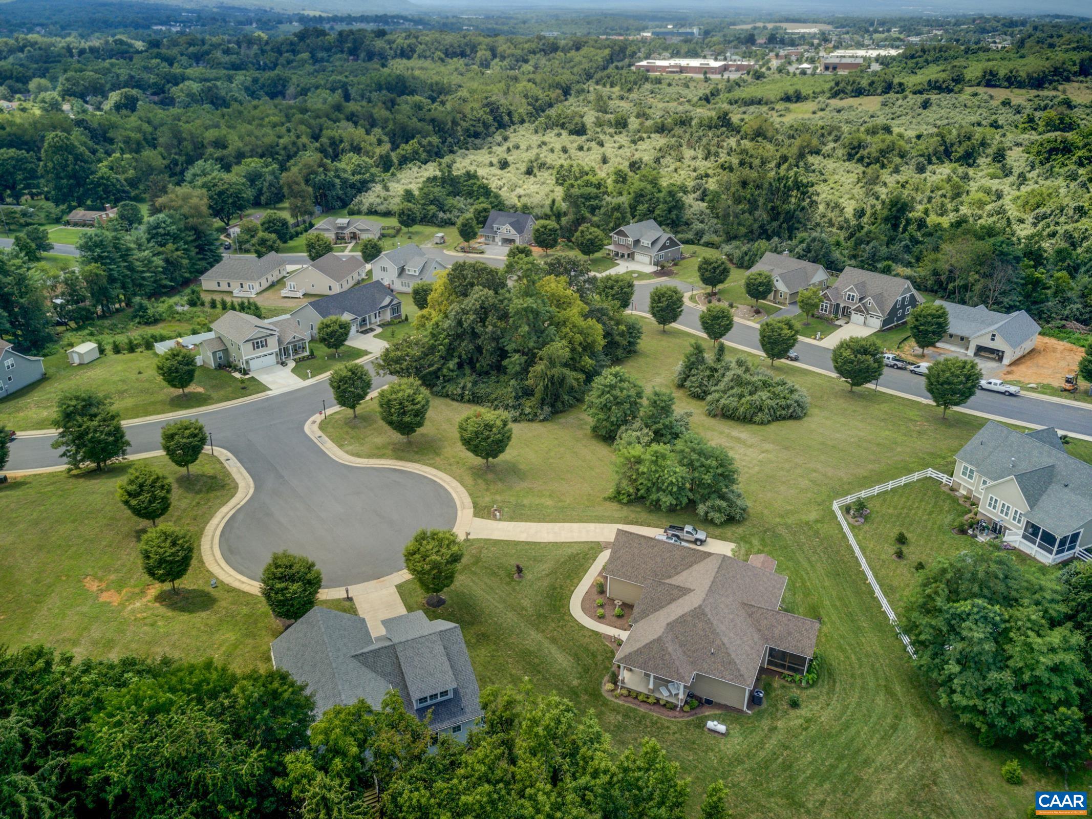2509 Belvue Road Waynesboro, VA 22980 - Photo 7 of 17 an aerial view of a house with yard