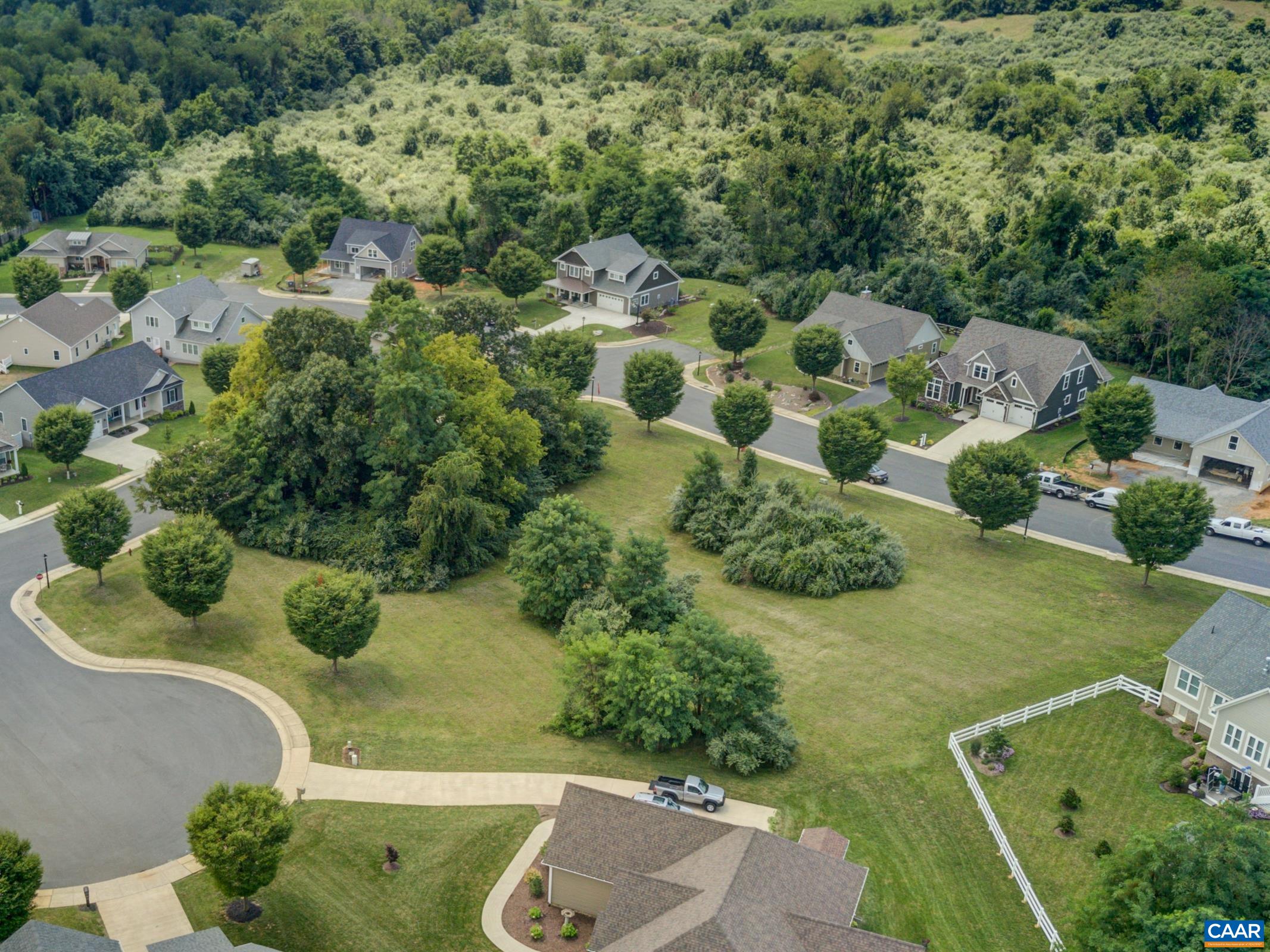 2509 Belvue Road Waynesboro, VA 22980 - Photo 8 of 17 an aerial view of a house with a yard