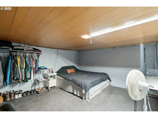 a living room with a couch and furniture