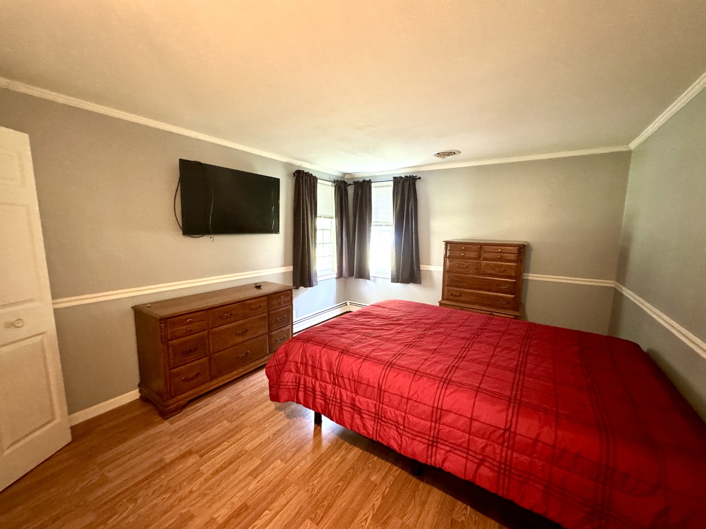 102 Cottage Avenue La Moille, IL 61330 - Photo 17 of 29 a bedroom with a bed and a flat screen tv