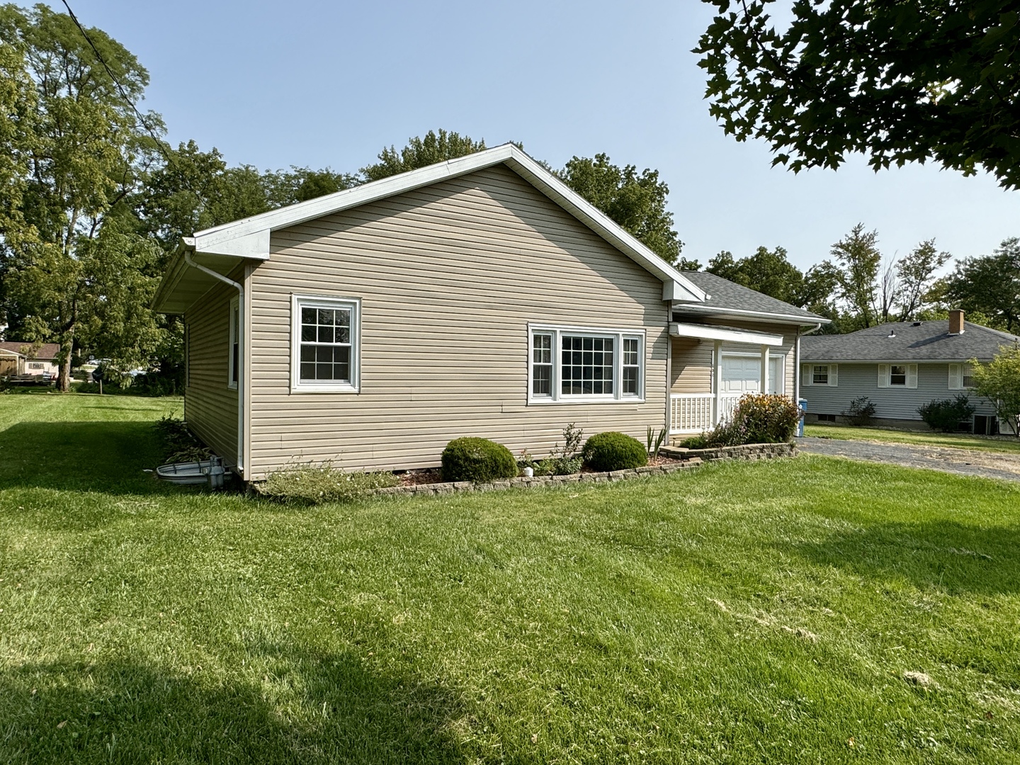 102 Cottage Avenue La Moille, IL 61330 - Photo 29 of 29 a front view of house with yard and green space