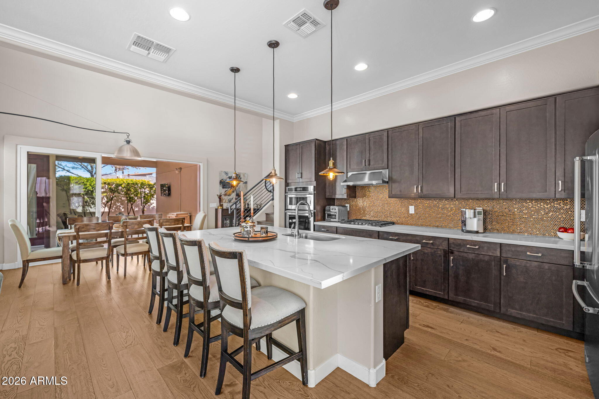 1555 East Ocotillo Road, Unit 21 Phoenix, AZ 85014 - Photo 4 of 39 Kitchen with Large Waterfall Island