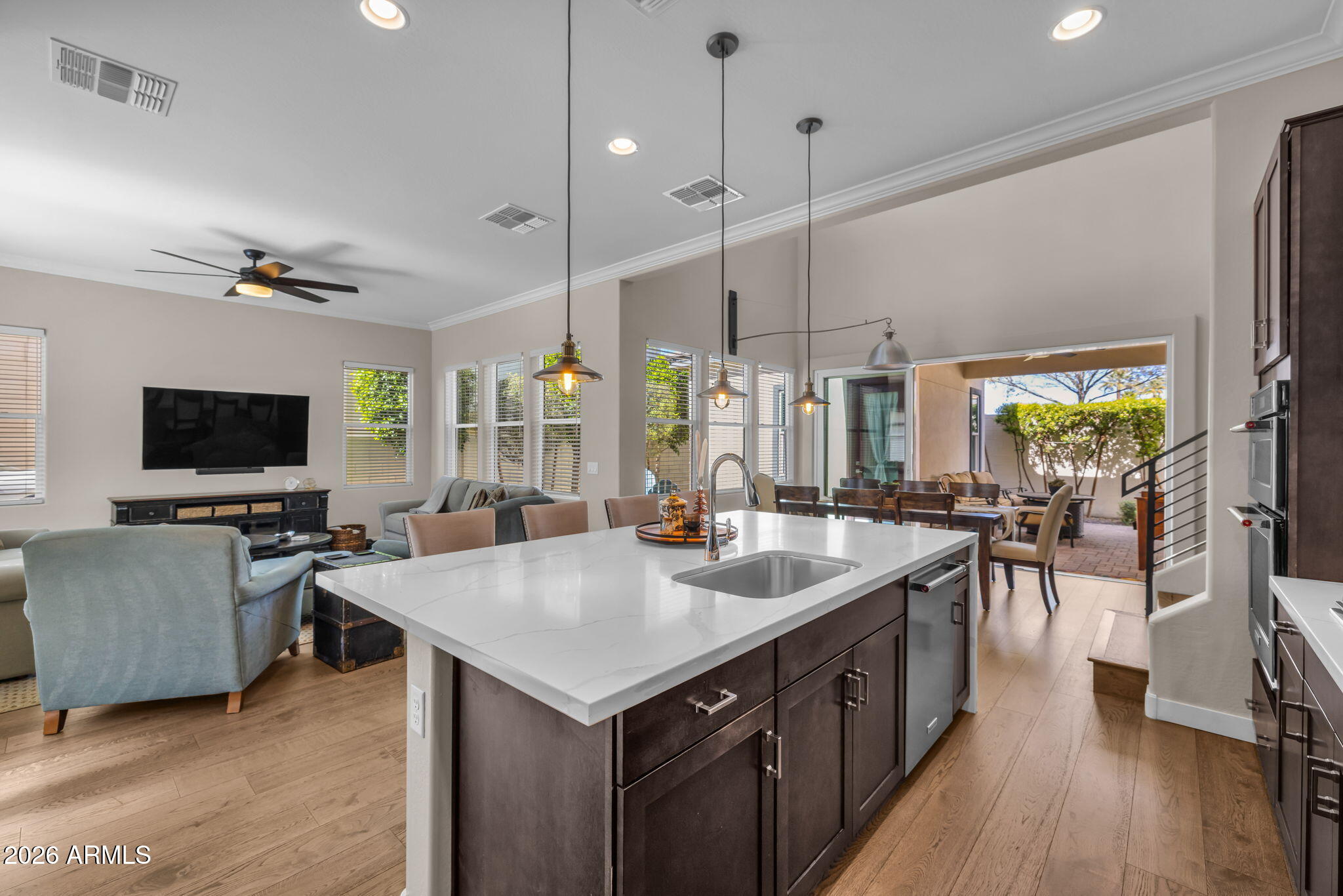 1555 East Ocotillo Road, Unit 21 Phoenix, AZ 85014 - Photo 5 of 39 Kitchen with Large Waterfall Island