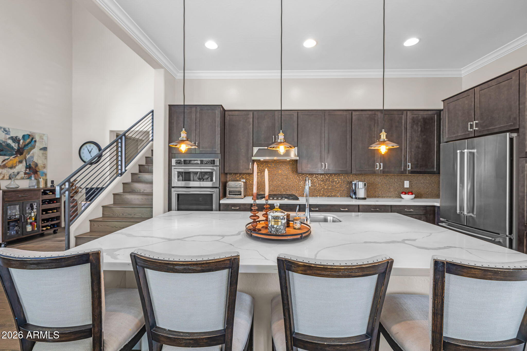 1555 East Ocotillo Road, Unit 21 Phoenix, AZ 85014 - Photo 6 of 39 Kitchen with Large Waterfall Island
