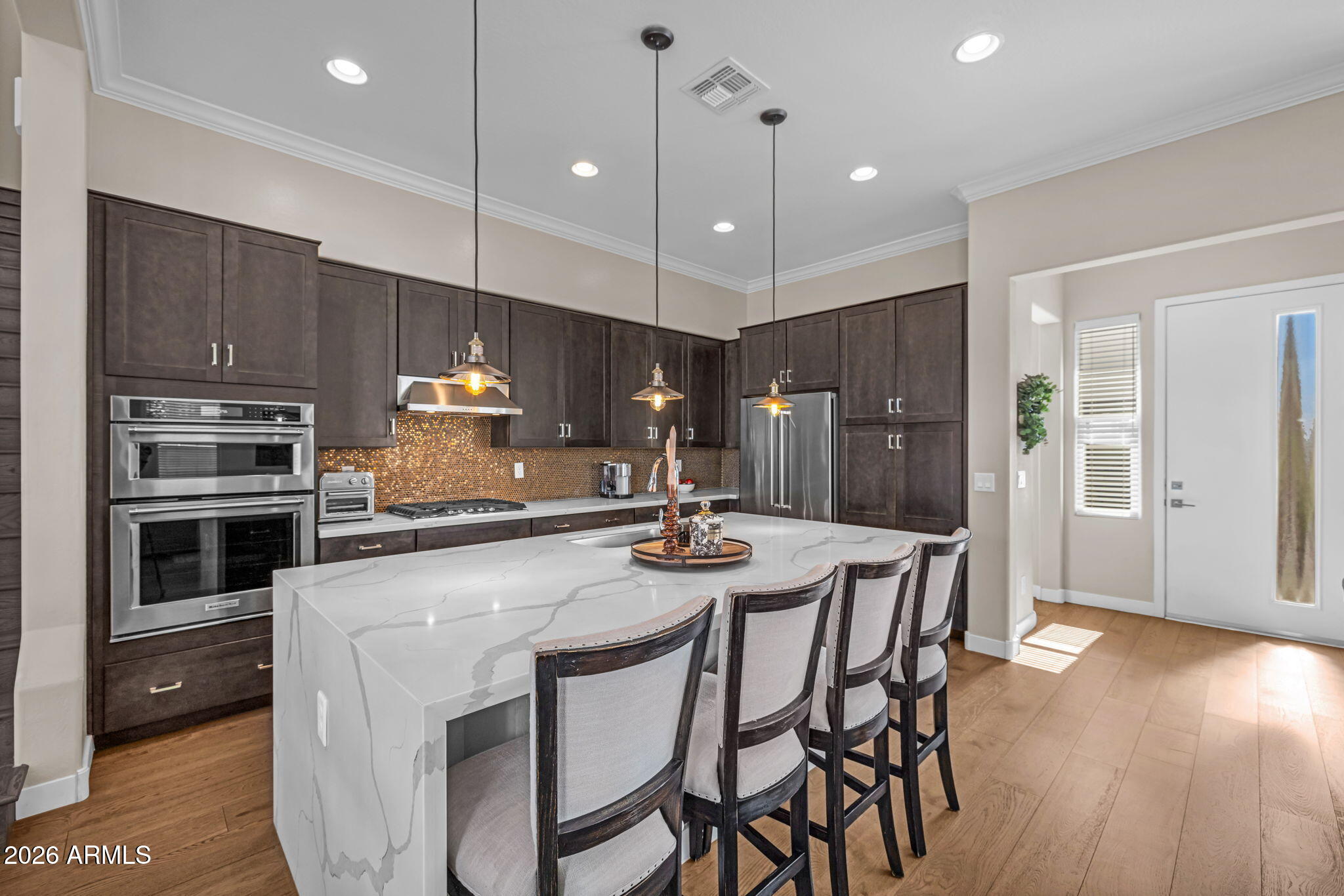 1555 East Ocotillo Road, Unit 21 Phoenix, AZ 85014 - Photo 7 of 39 Kitchen with Large Waterfall Island