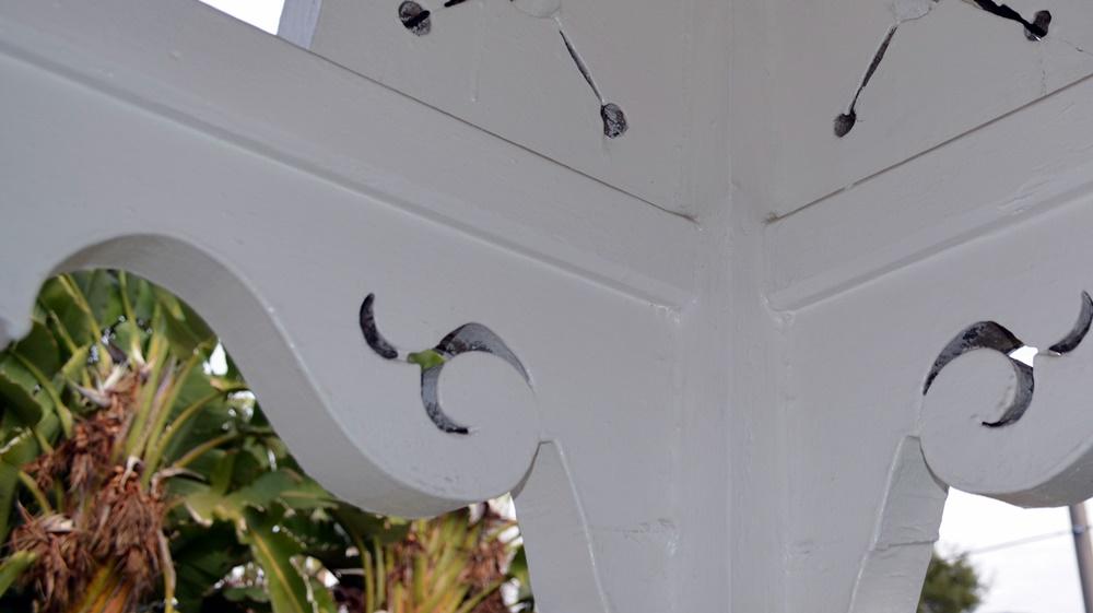 1219 Laguna Street Santa Barbara, CA 93101 - Photo 11 of 25 a bathroom with a glass shower door