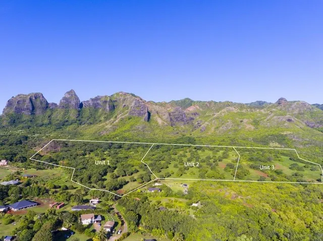 a view of an outdoor space and a mountain view