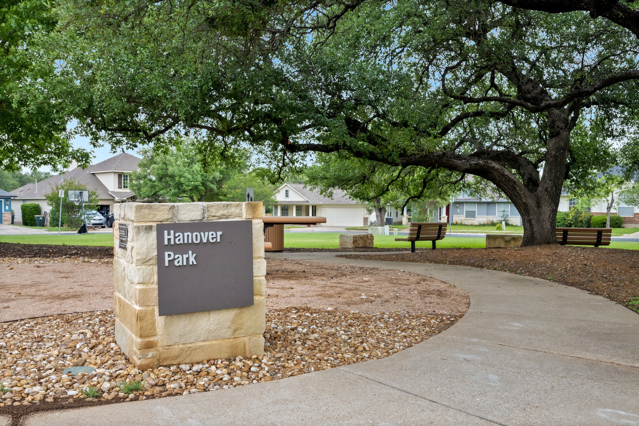 105 Rosebud Lane Georgetown, TX 78633 - Photo 29 of 37 a sign board with tree in the background