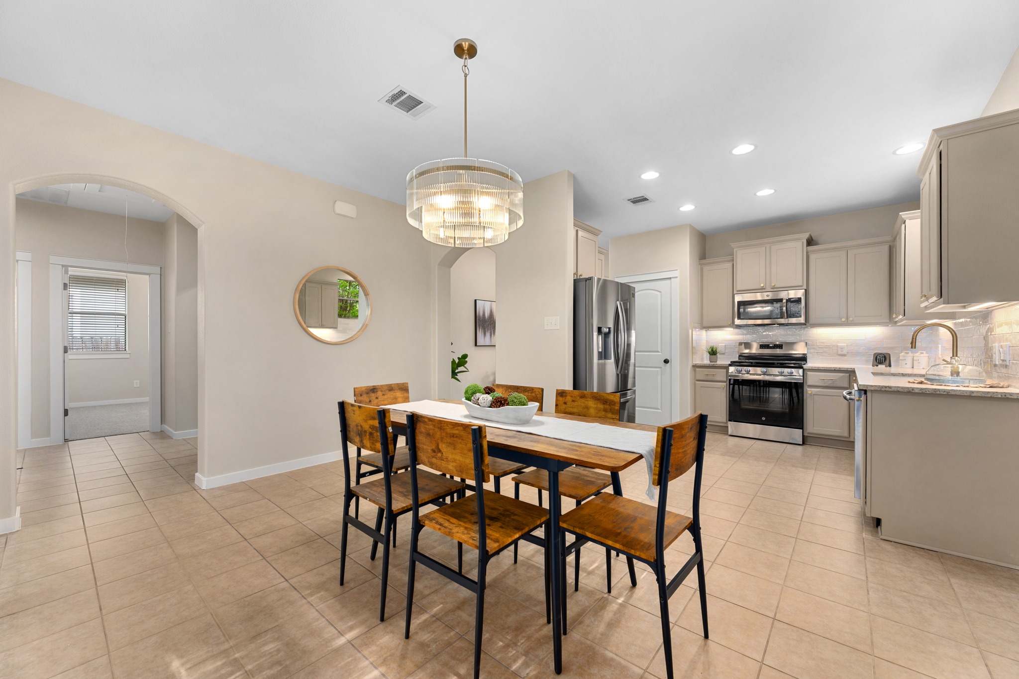 105 Rosebud Lane Georgetown, TX 78633 - Photo 36 of 37 a view of a dining room and livingroom view