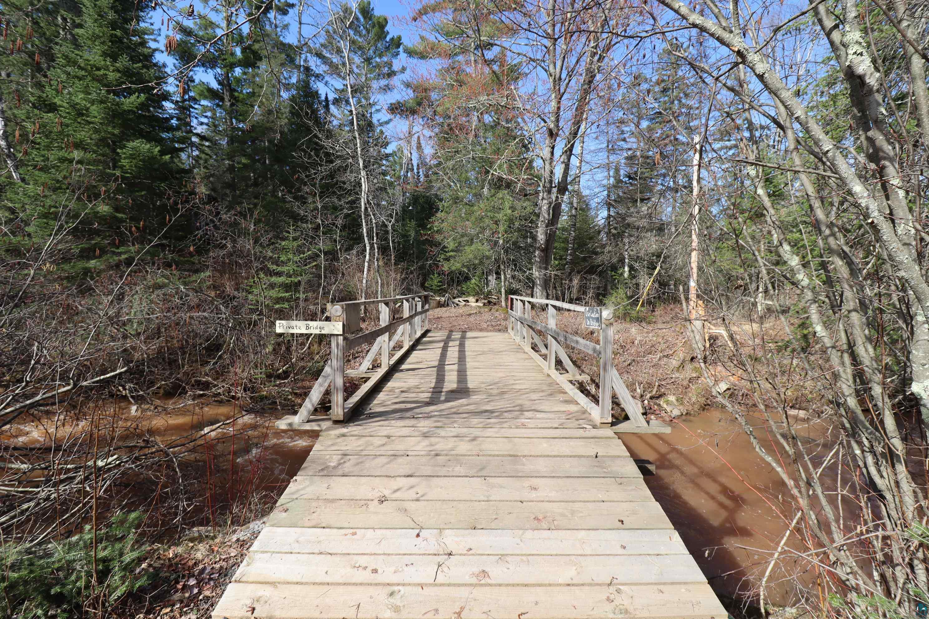 14615 Cranberry River Road Herbster, WI 54844 - Photo 3 of 47 Quaint bridge across the Cranberry River to property.