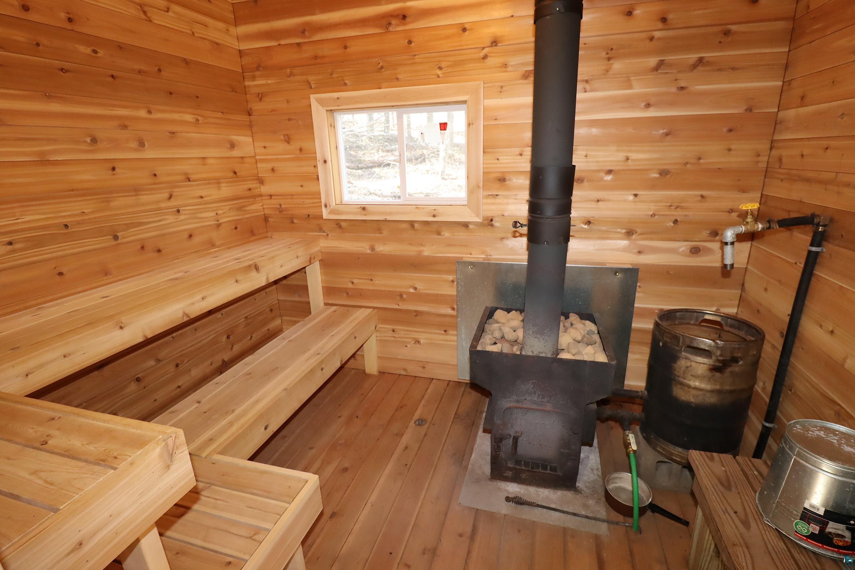 14615 Cranberry River Road Herbster, WI 54844 - Photo 31 of 47 Sauna Interior