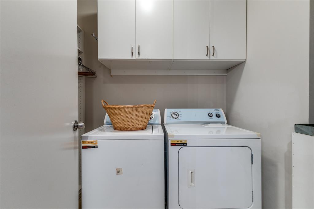 1505 Elm Street, Unit 1401 Dallas, TX 75201 - Photo 20 of 35 a utility room with dryer and washer