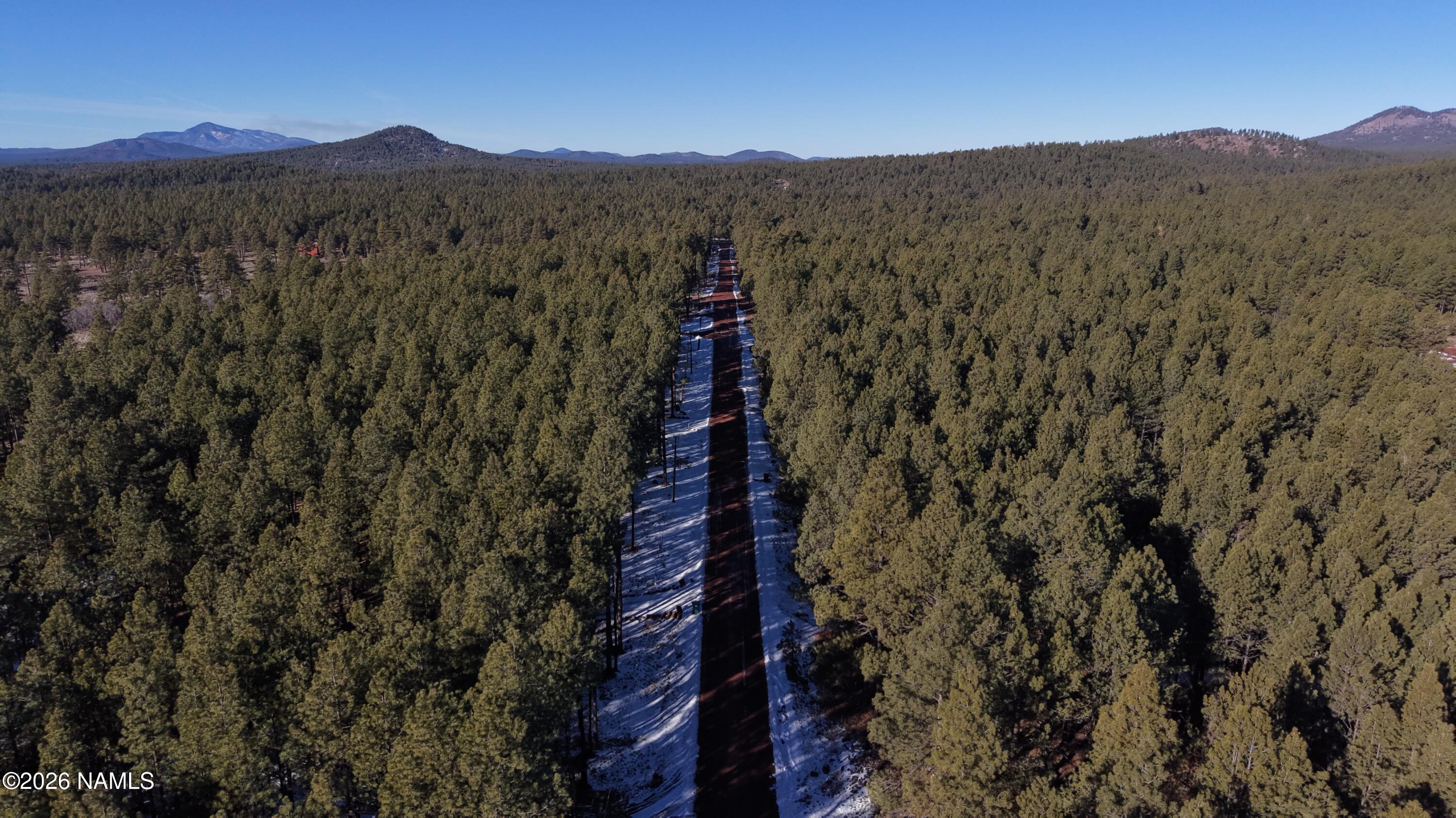 13398 Fallow Deer Road Parks, AZ 86018 - Photo 21 of 32 Drone Road View
