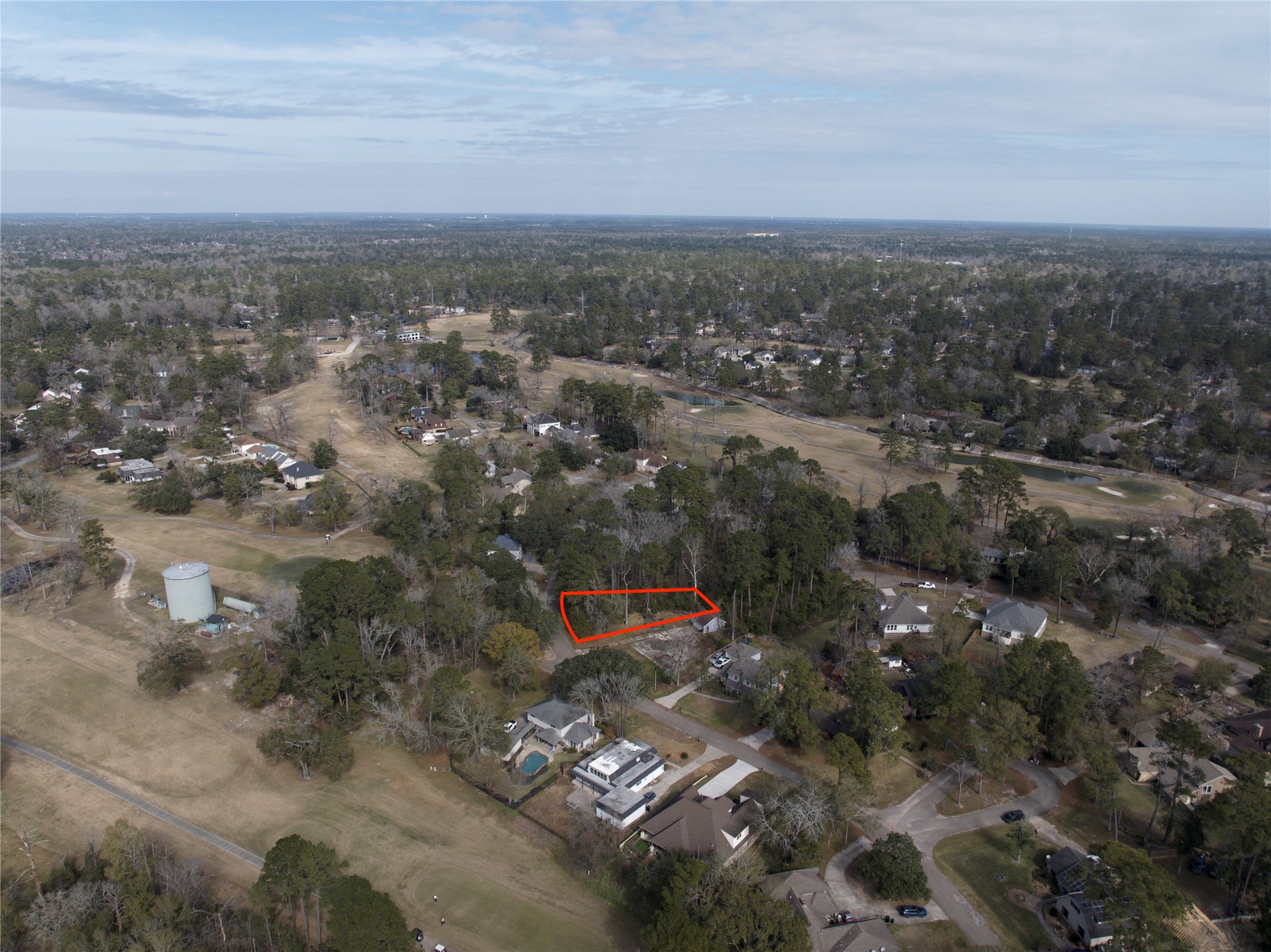 20 Brandon Road Conroe, TX 77302 - Photo 11 of 17 an aerial view of a city