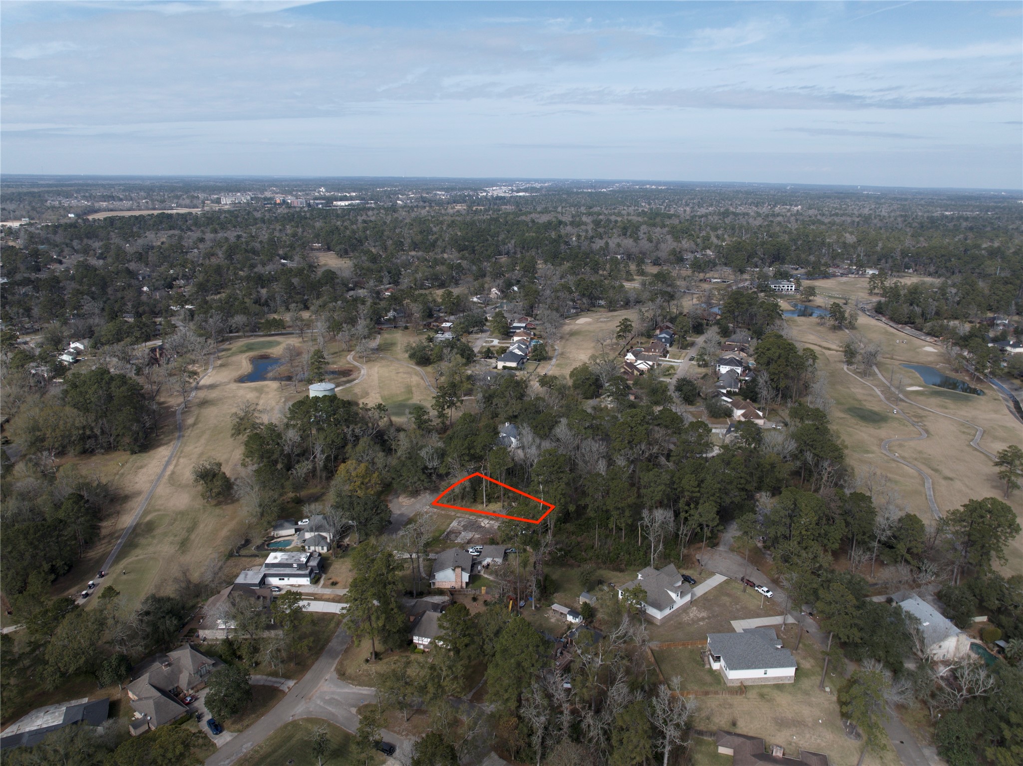 20 Brandon Road Conroe, TX 77302 - Photo 13 of 17 an aerial view of multiple house