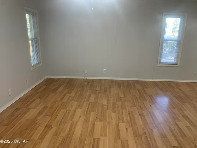 wooden floor in a room