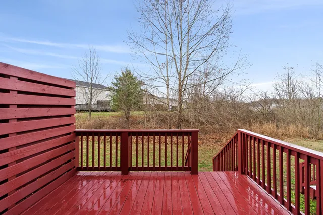 a view of a roof deck