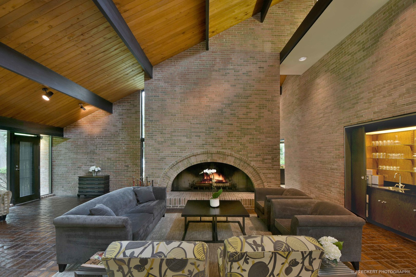 2345 Old Mill Road Lake Forest, IL 60045 - Photo 11 of 73 a living room with furniture and a fireplace