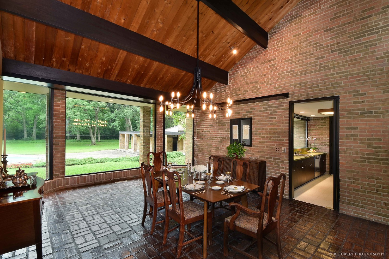 2345 Old Mill Road Lake Forest, IL 60045 - Photo 16 of 73 a view of a dining room with furniture window and outside view
