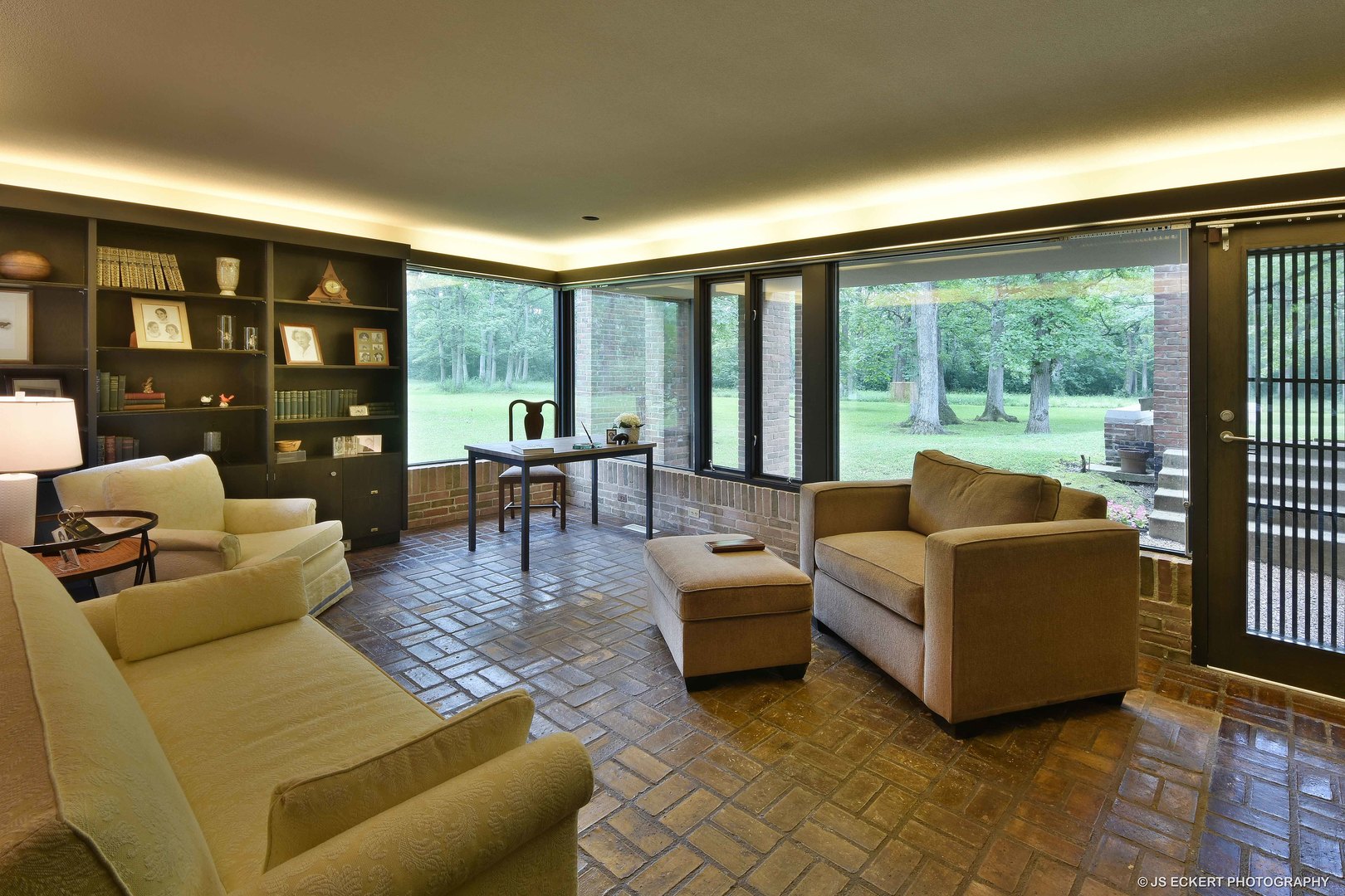 2345 Old Mill Road Lake Forest, IL 60045 - Photo 24 of 73 a living room with furniture and a large window