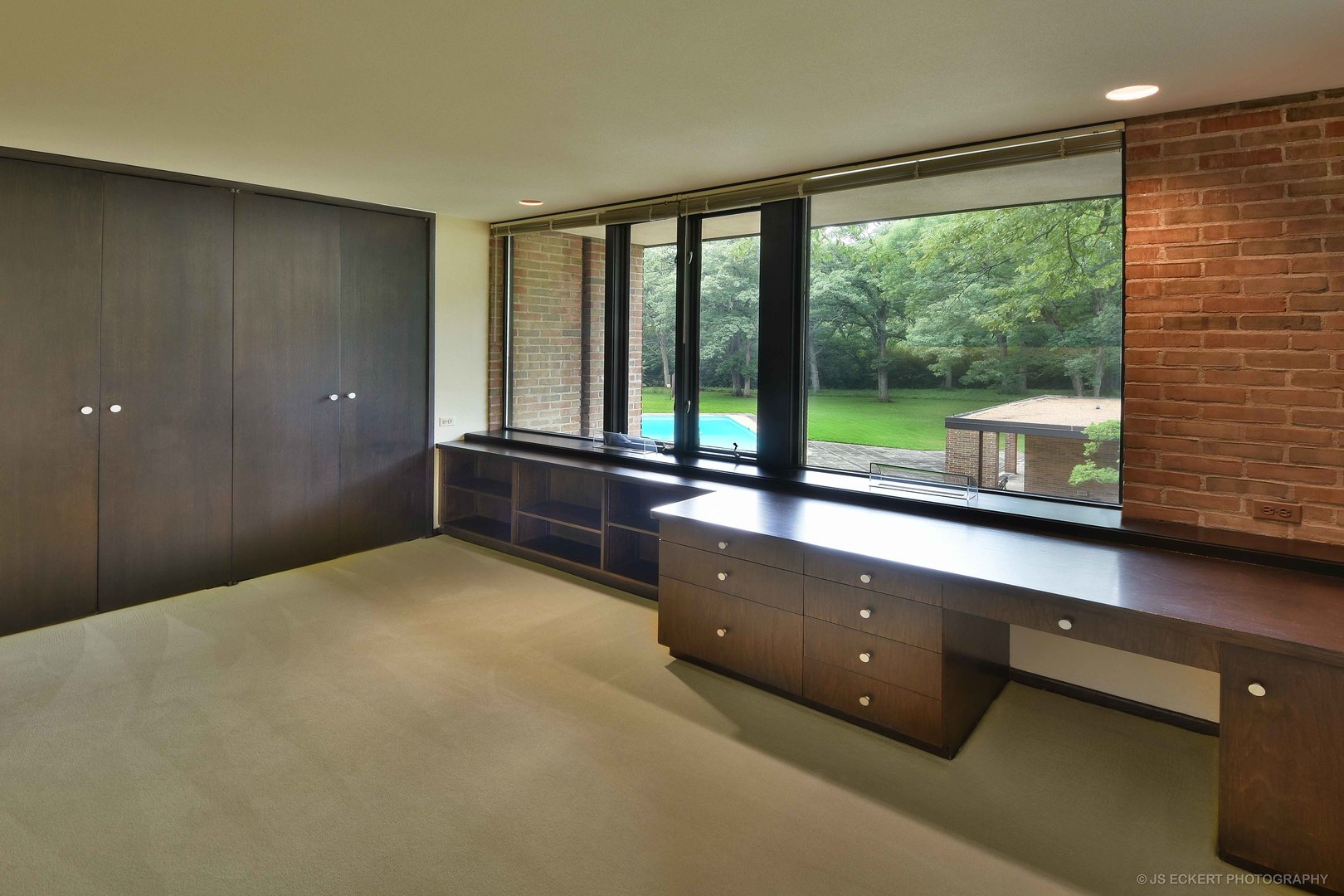 2345 Old Mill Road Lake Forest, IL 60045 - Photo 38 of 73 a living room with pool table and a large window