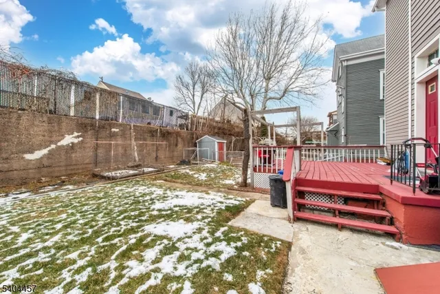 a backyard of a house